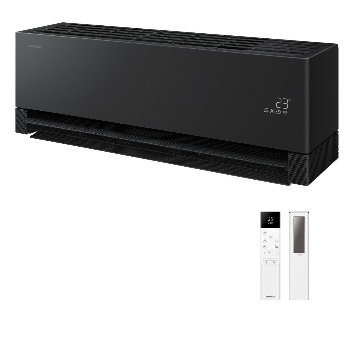 Samsung WindFree Première Plus Quad Split Air Conditioner 7000+7000+7000+9000 BTU Inverter A++ Wi-Fi Outdoor Unit 8 kW Soapstone Charcoal