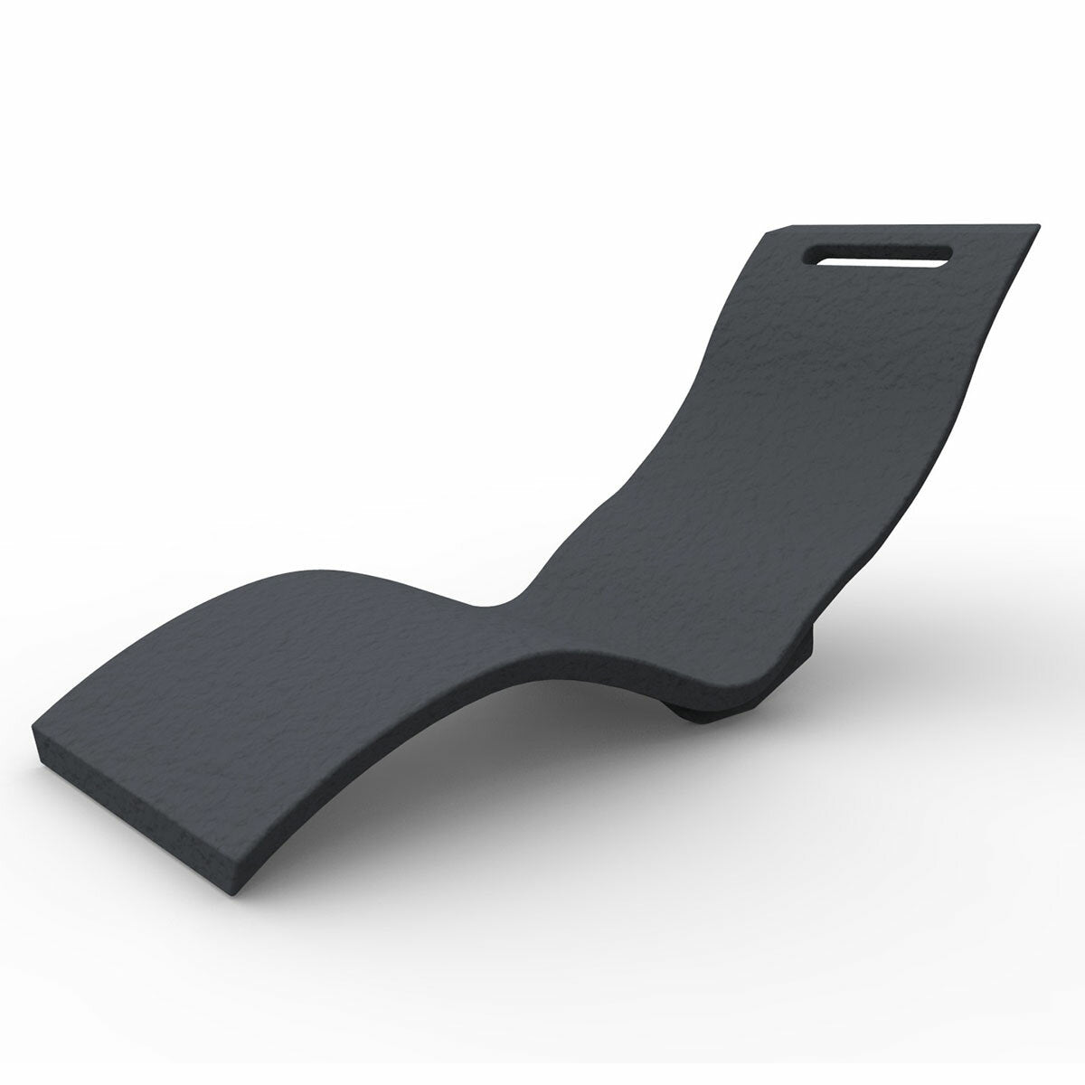 Arkema Serendipity Chaise Sonnenliege aus HD-Polyethylen in der Farbe Anthrazit