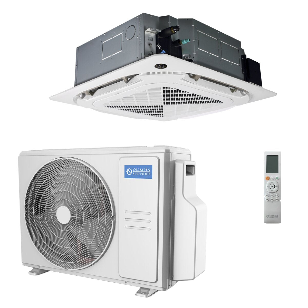 Olimpia Splendid Nexya S6 E Kassetten-Klimaanlage 24.000 BTU R32 Inverter A++/A+