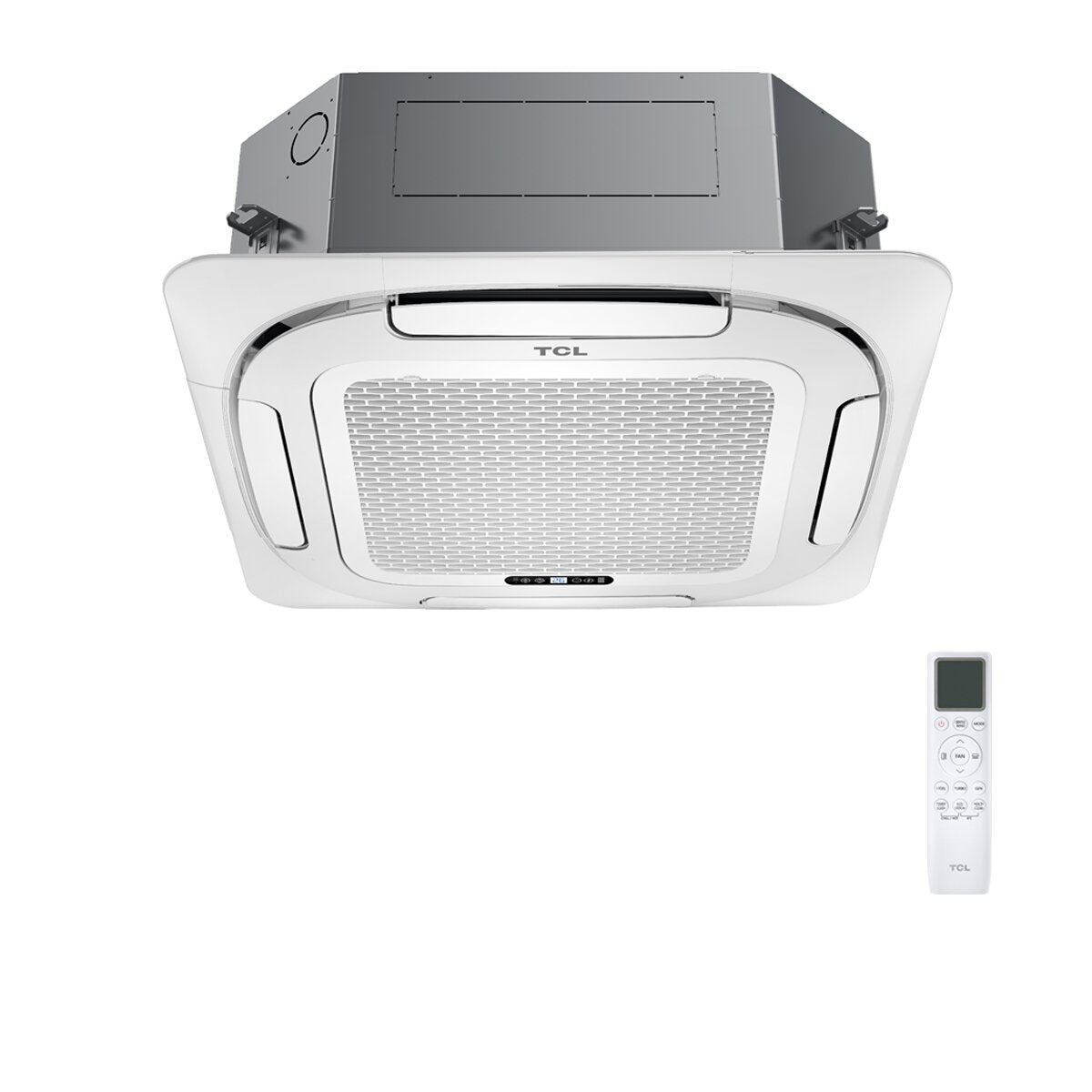 TCL Kassetten 4-Wege Klimaanlage S Series Dual Split 12000+18000 BTU Inverter A++ WLAN Außeneinheit 7,9 kW 