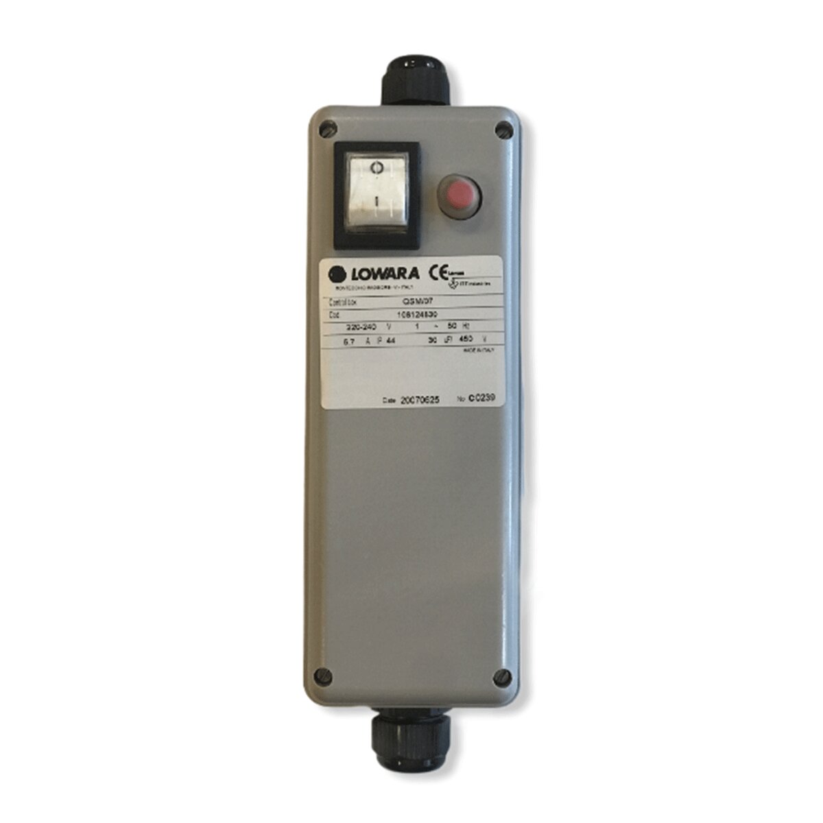 Lowara Xylem QSM/07 Schalttafel für einphasige elektrische Tauchpumpe 4 1 PS/0,75 kW