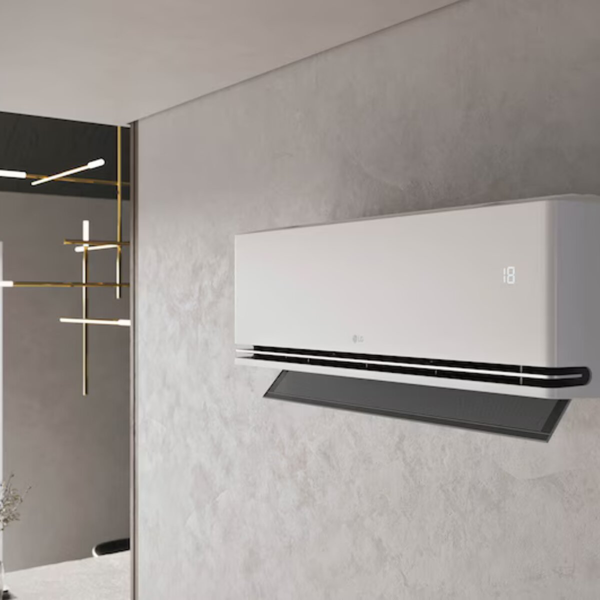 LG DUALCOOL Deluxe AI Split-Klimaanlage (Testversion) 9000+9000+9000 BTU Inverter A+++ WLAN-Außeneinheit 5,3 kW 