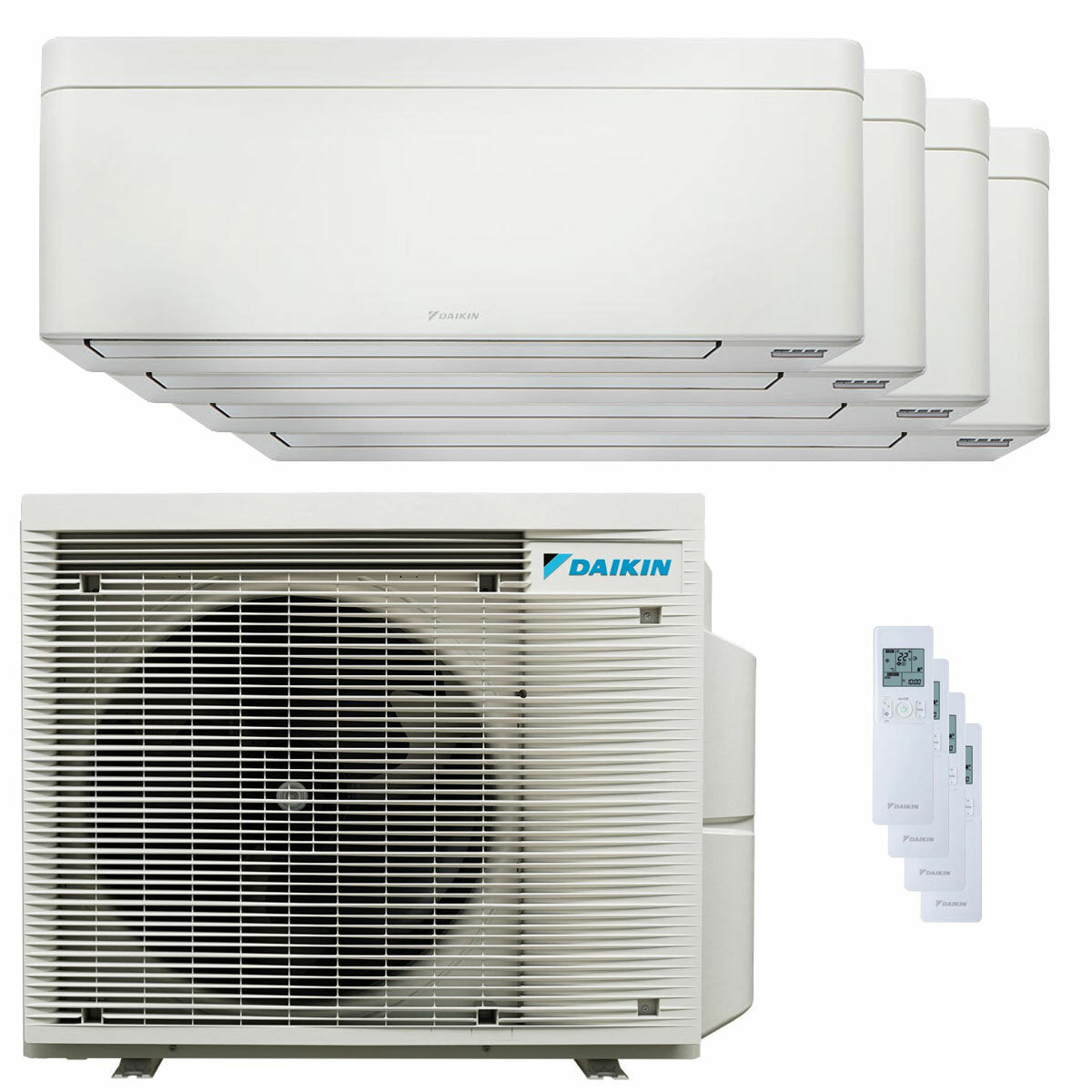 Daikin Stylish White quadri split air conditioner 7000+7000+9000+18000 BTU inverter A++ wifi external unit 7.4 kW