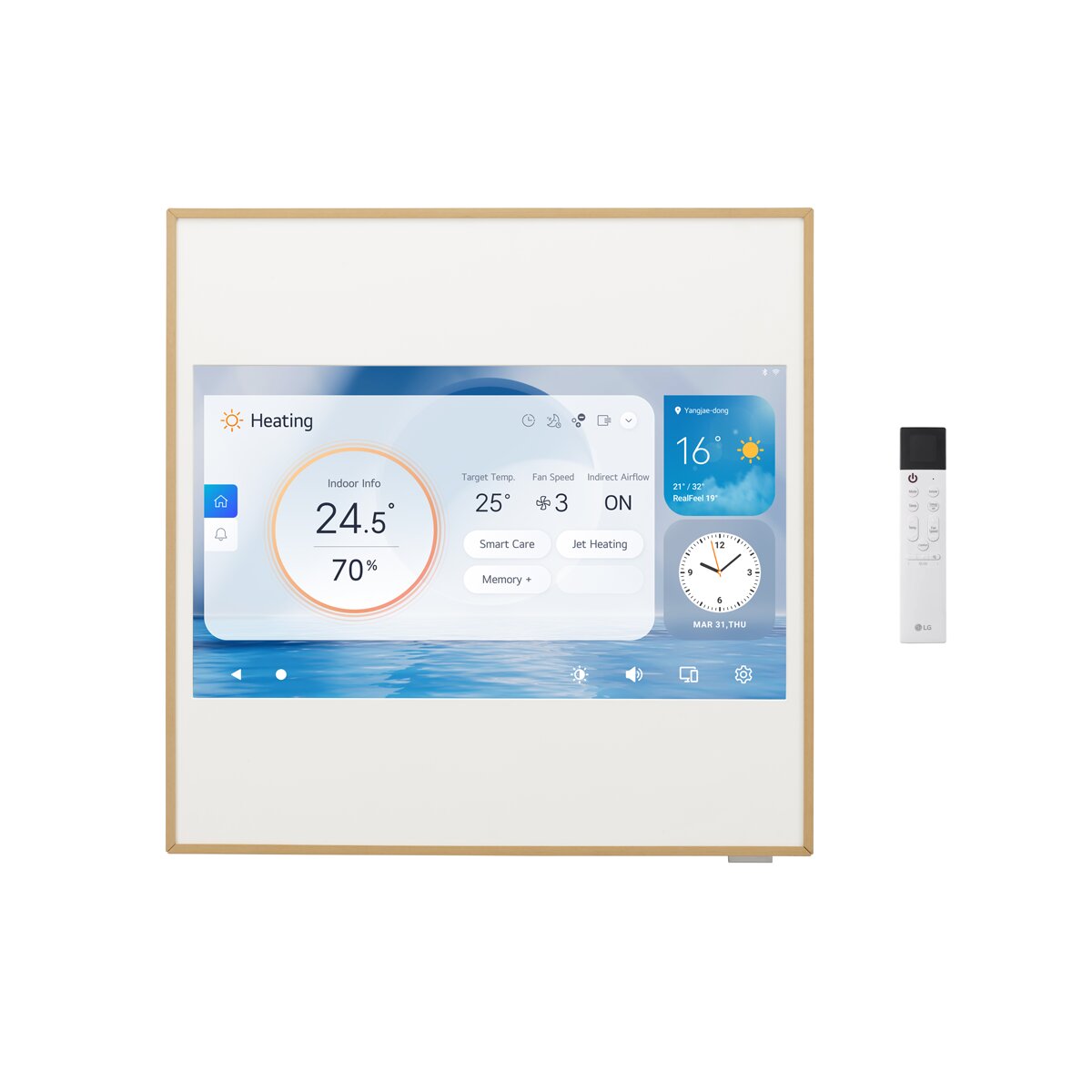 LG ARTCOOL Gallery LCD trial split air conditioner 9000+9000+9000 BTU inverter A+++ wifi outdoor unit 5.3 kW