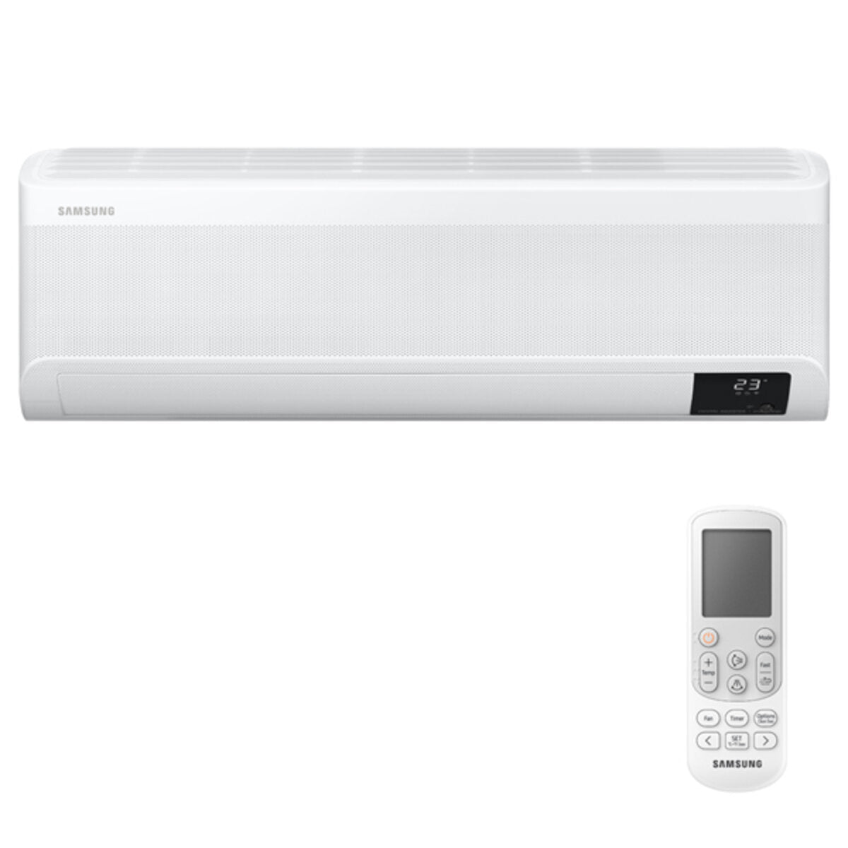 Climatiseur sans vent Samsung Avant penta split 7000 + 9000 + 12000 + 12000 + 12000 BTU onduleur A ++ unité extérieure wifi 10,0 kW