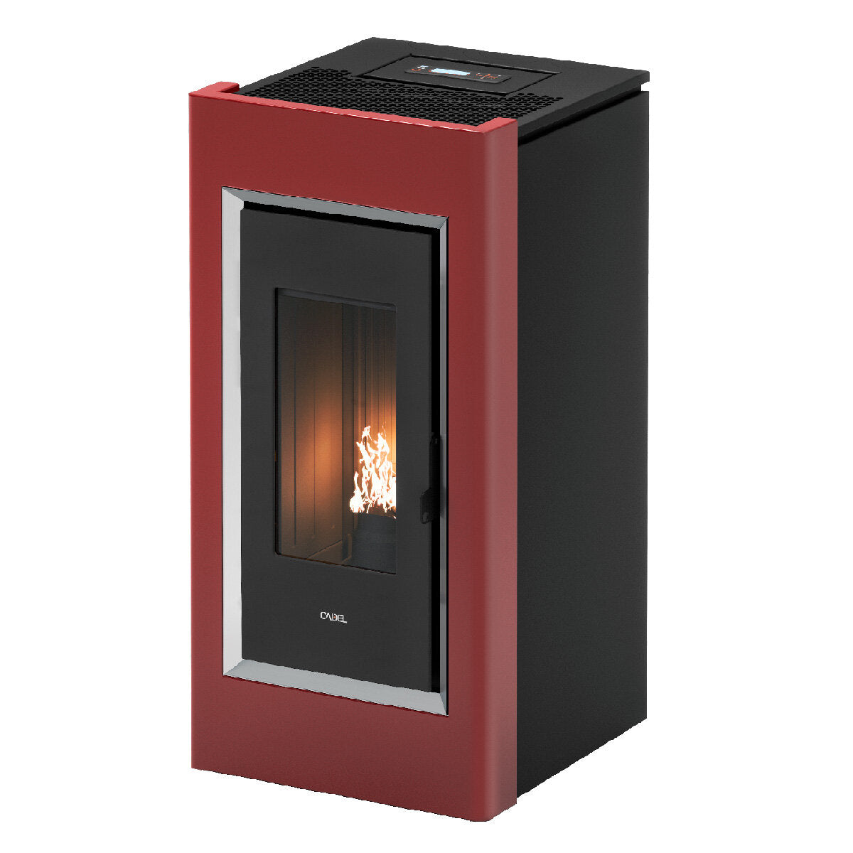 PRINCE11 STUFA A PELLET AIR 10,5 KW ROSSO