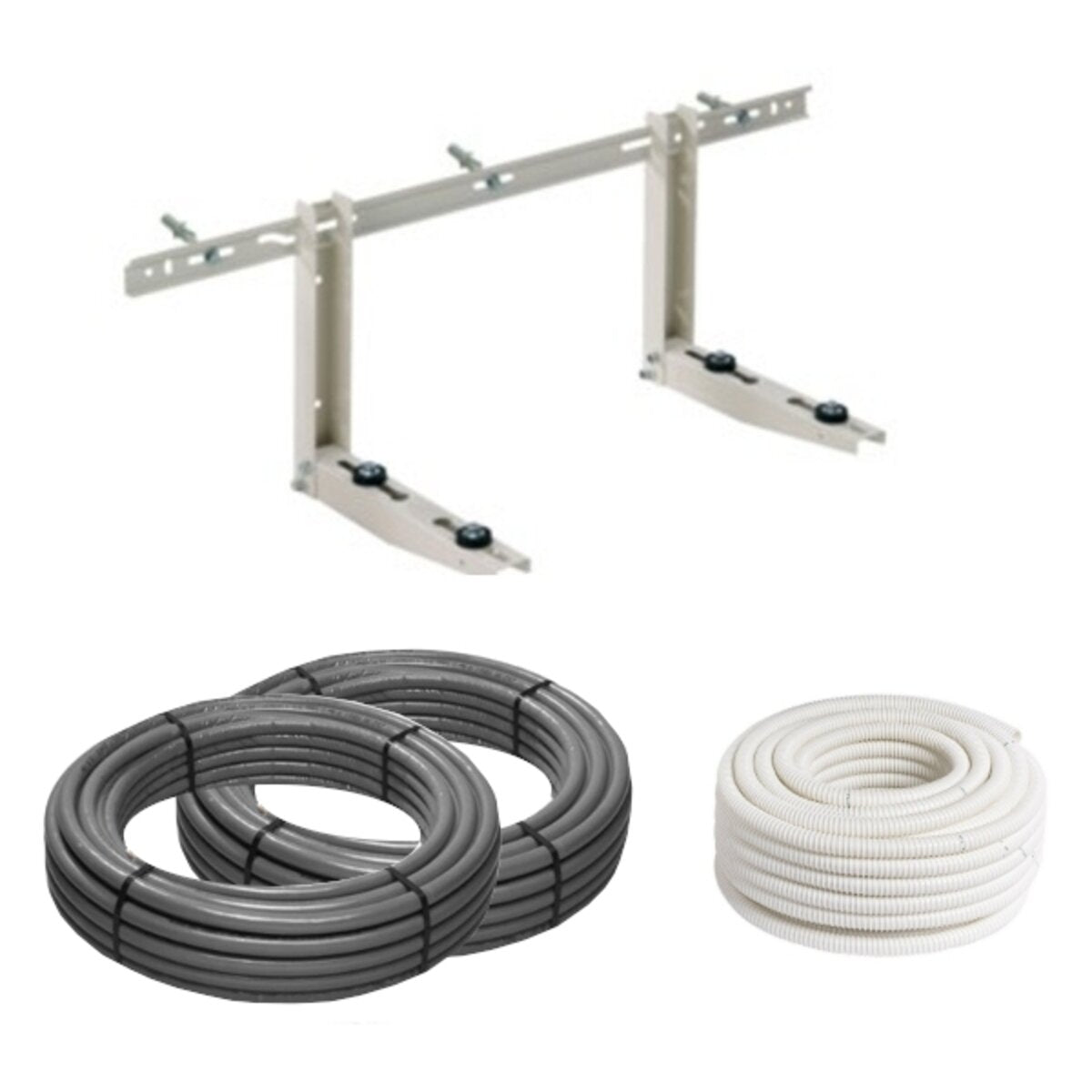 Kit d'installation climatiseur double split 10 m 1/4" x 1/2"