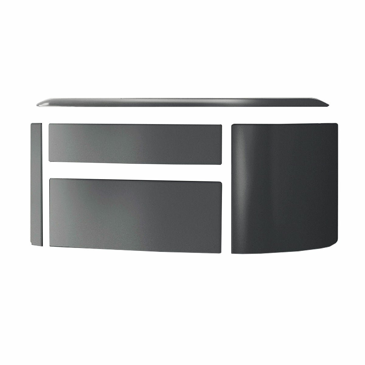 Edilkamin Vyda2 H 22 Up 22.8 kW Idro WiFi pellet stove Dark gray