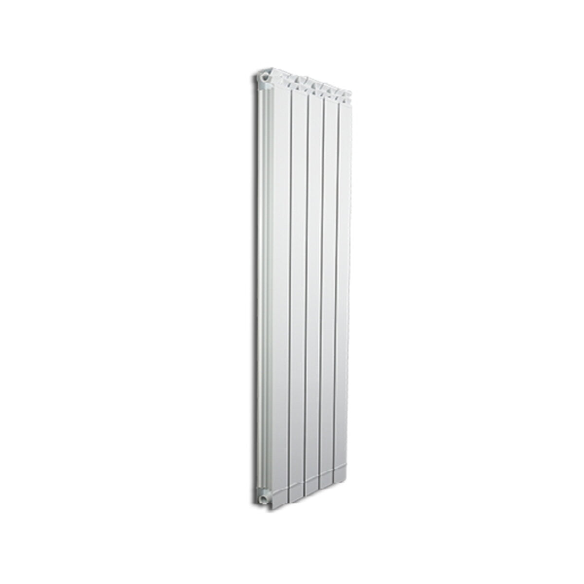 Radiateur d'ameublement Fondital en aluminium 5 éléments GARDA DUAL 80 entraxe 1600 mm