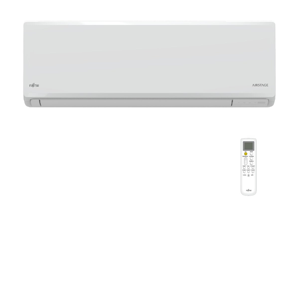 Fujitsu KN Series WiFi trial split air conditioner 7000+7000+7000 BTU inverter A+++ wifi external unit 5.4 kW