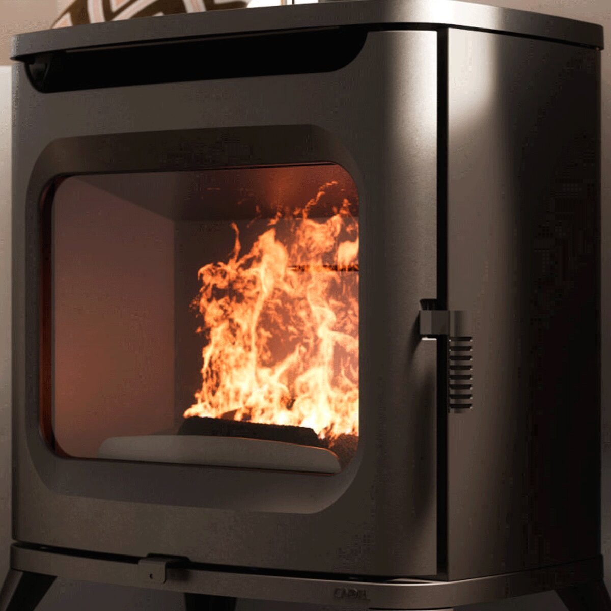 Cadel Hublot 8 7,5 kW Luftholzofen Schwarz