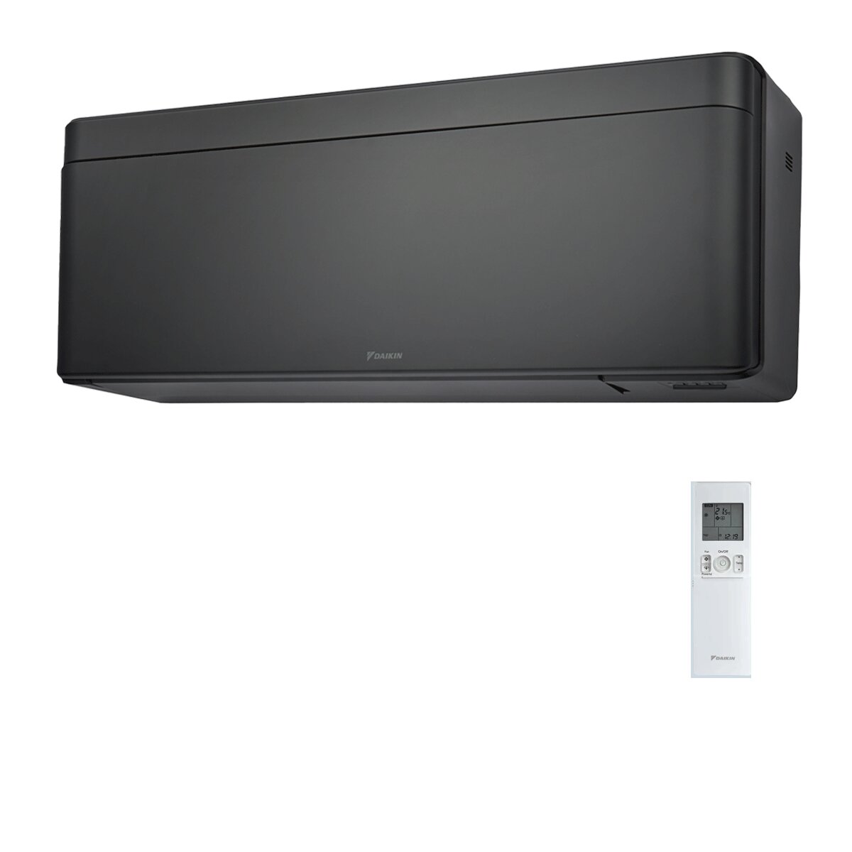 Climatiseur trial split Daikin Stylish Total Black 9000+12000+18000 BTU inverseur A++ unité extérieure wifi 7,8 kW 