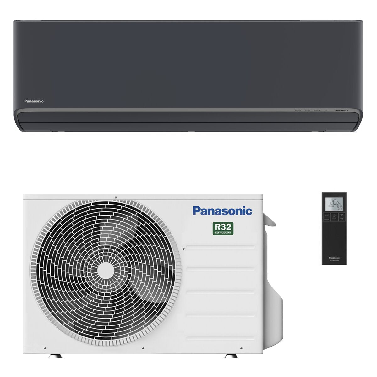Panasonic Etherea 2026 12,000 BTU R32 Inverter WiFi Air Conditioner A+++/A+++ Graphite Gray
