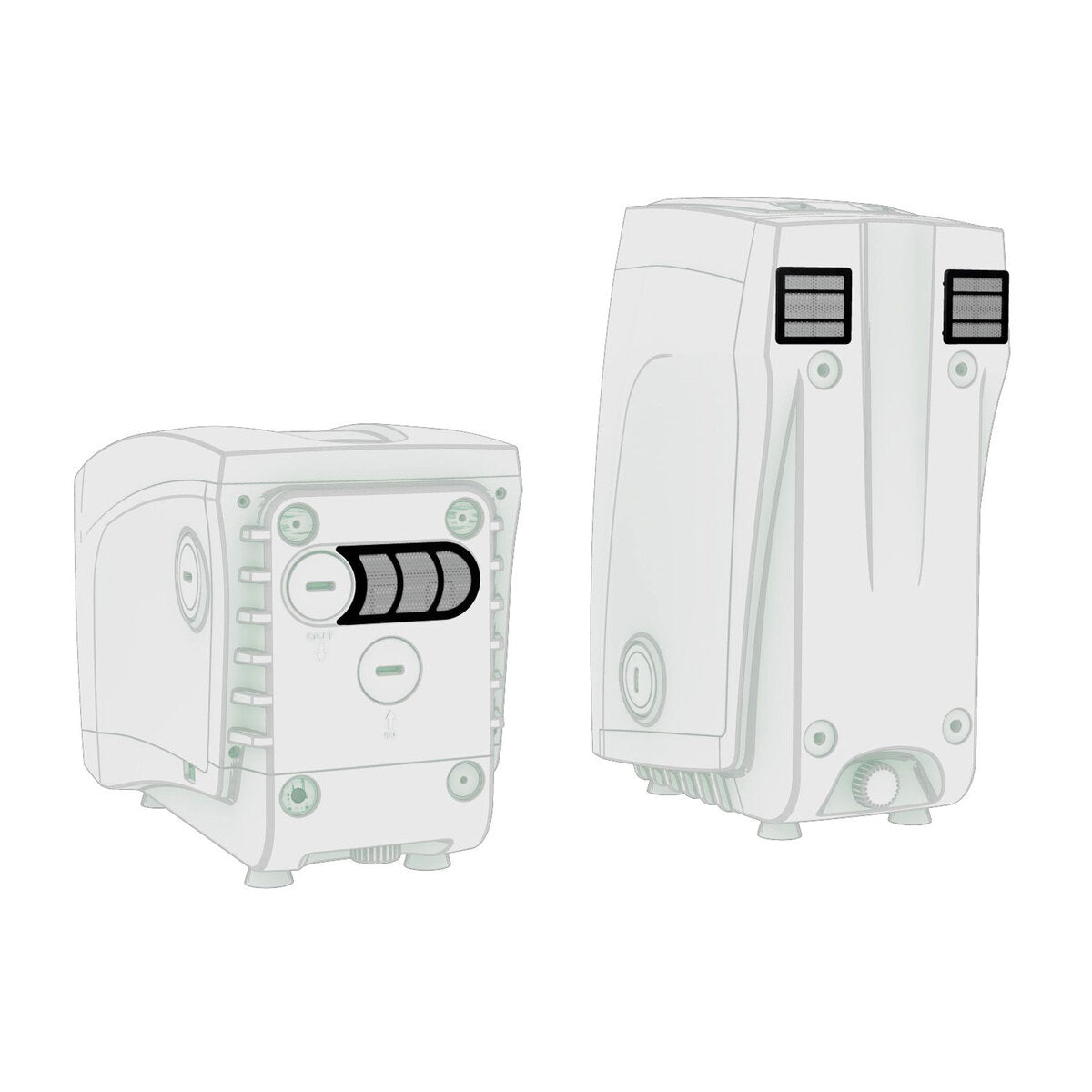 ESycover + Esygrid DAB Outdoor-Kit für Esybox mini3 grün
