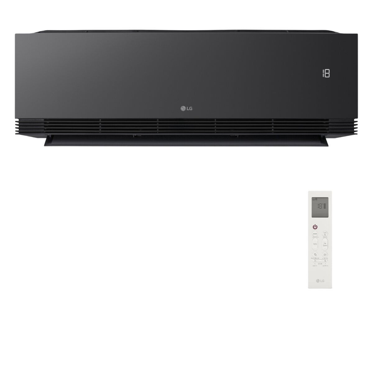 Climatiseur split LG ARTCOOL Black AI (version d'essai) 9000+9000+12000 BTU Inverter A+++ avec Wi-Fi et unité extérieure de 5,3 kW 