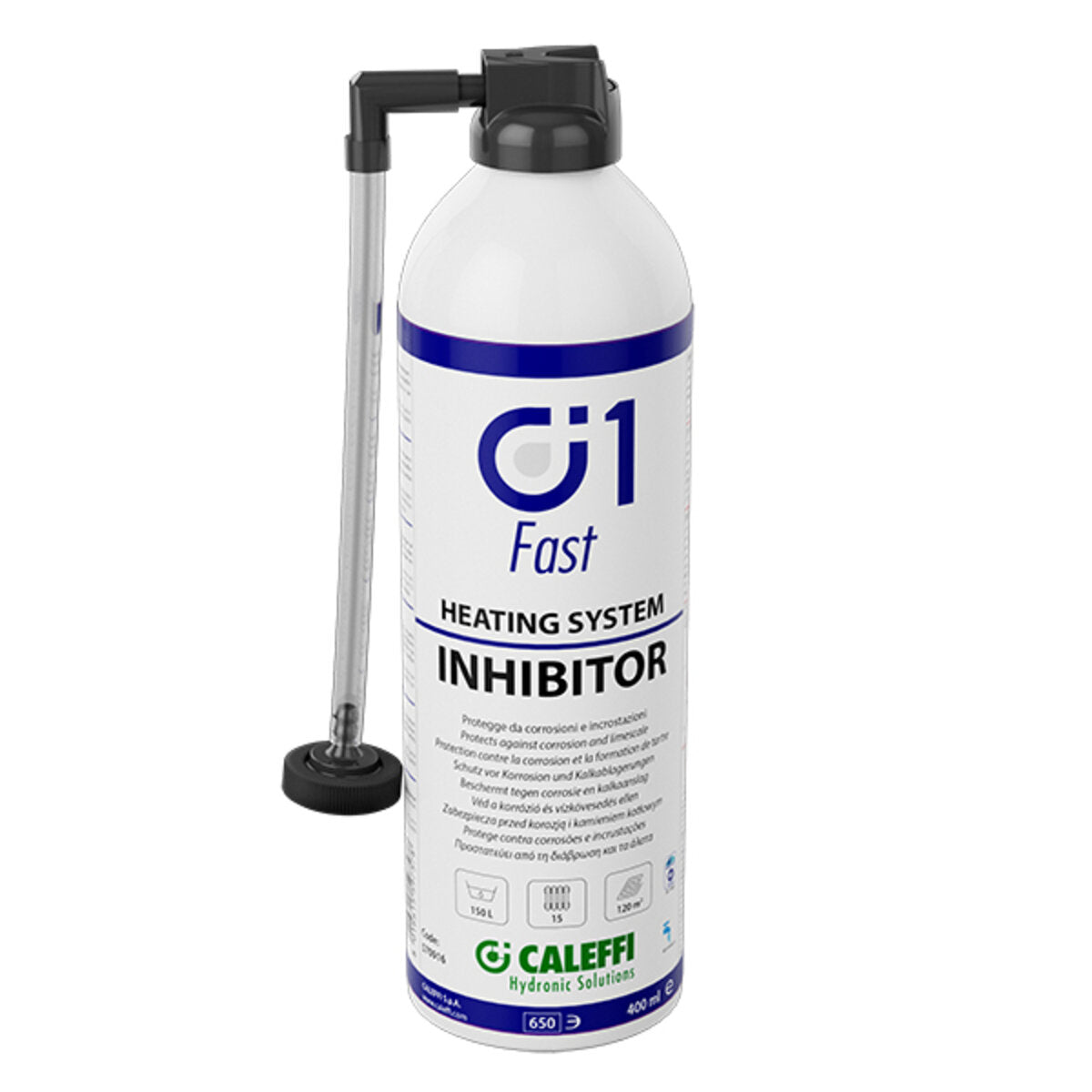 Caleffi c1 protection anti-corrosion inhibiteur rapide pour les systèmes de chauffage et de refroidissement