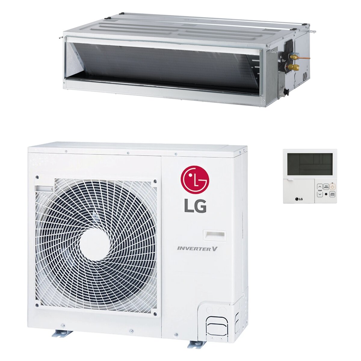 LG CM Standard 24000 BTU R32 Inverter A++/A Kanalklimaanlage - HOHE DRUCKHÖHE