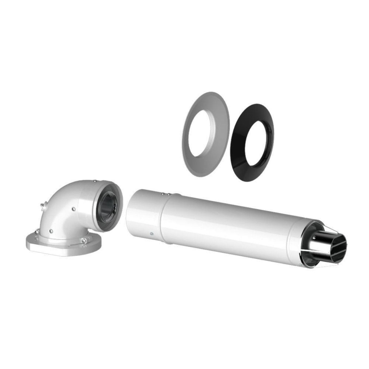 Bosch AZ 389 Koaxial-Abgasrohrset Ø 60/100 mm horizontal 810 mm