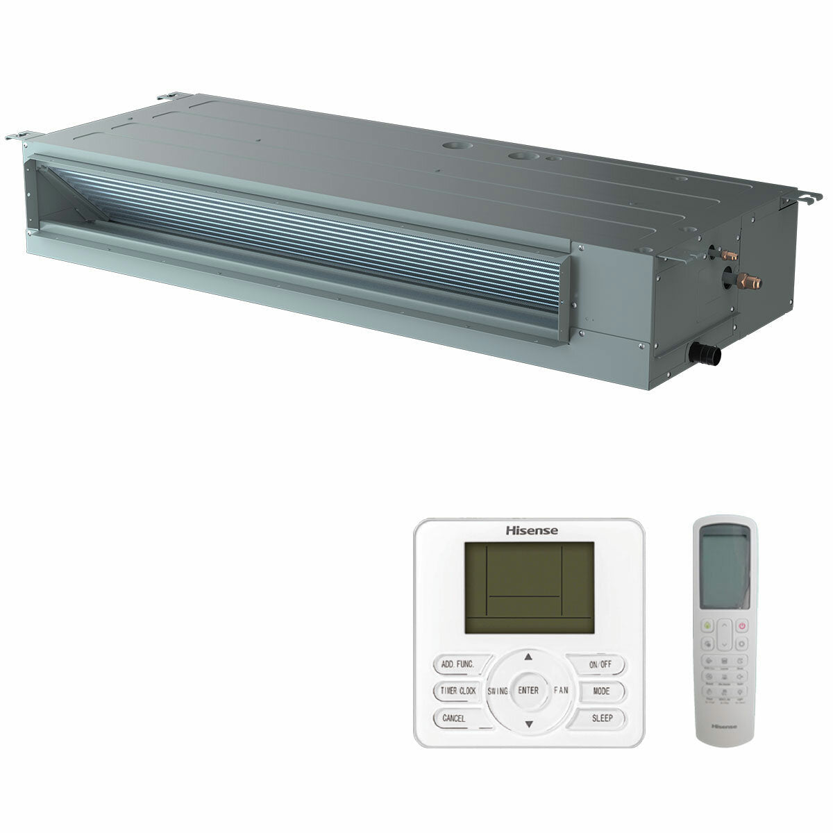Climatiseur Hisense Gainable ADT quadri split 9000+9000+9000+18000 BTU inverter A++ unité extérieure 10 kW
