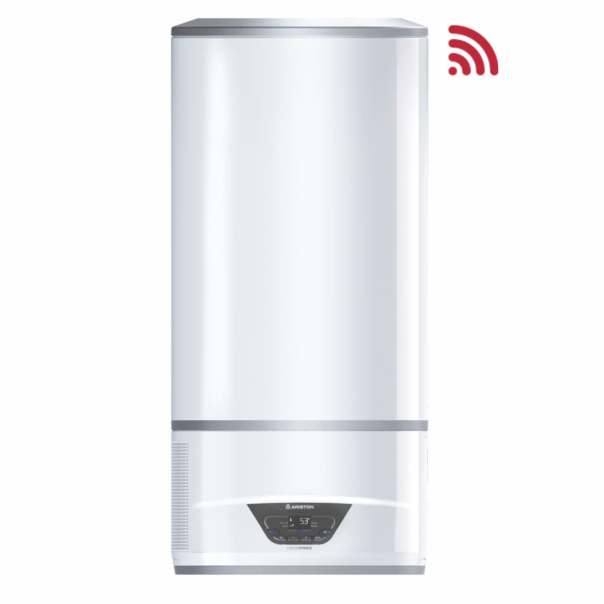 Chauffe-eau électrique hybride Ariston Lydos de 130 litres avec Wi-Fi et pompe à chaleur hybride