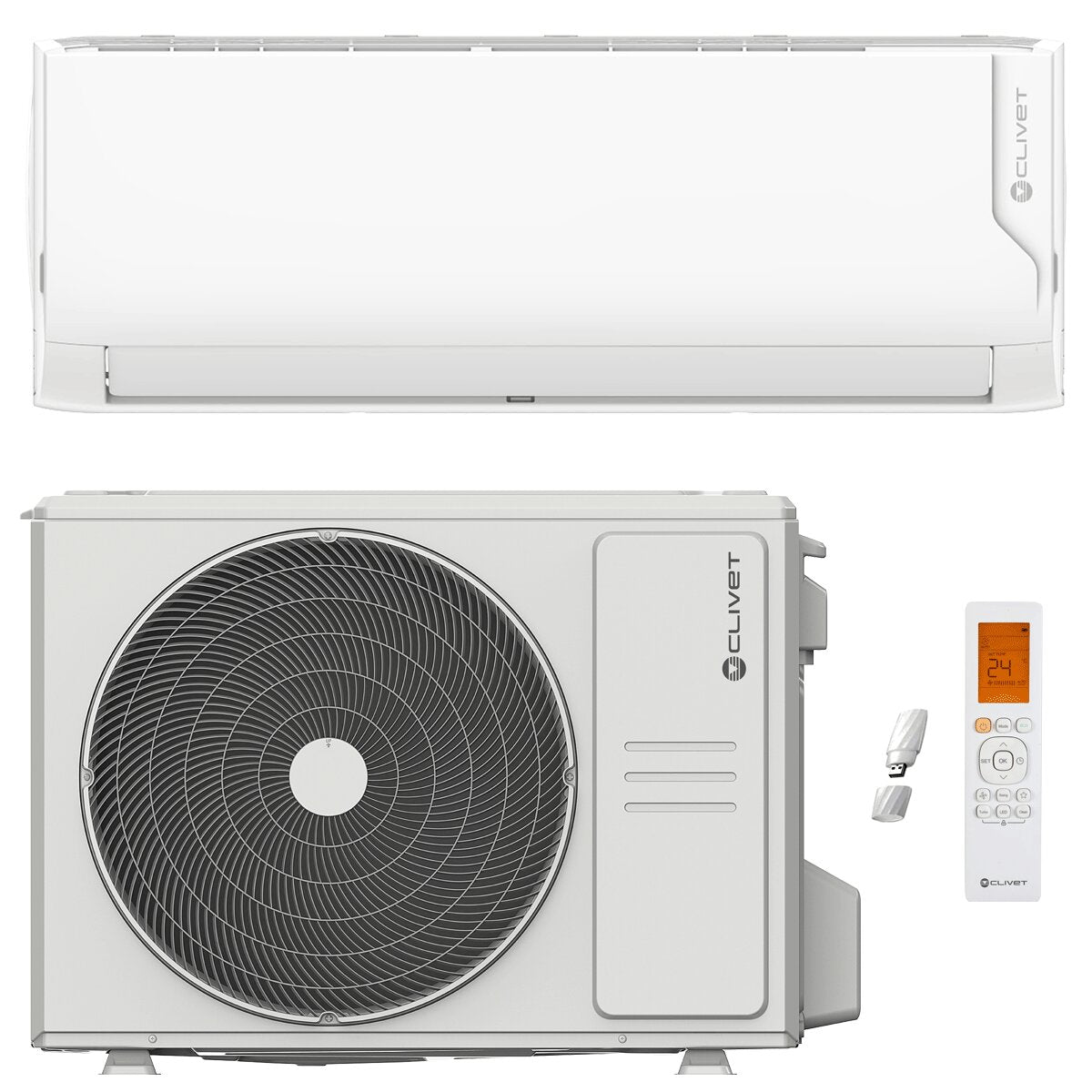 Clivet Cristallo 2 Air Conditioner 18000 BTU R32 Inverter A++ WiFi