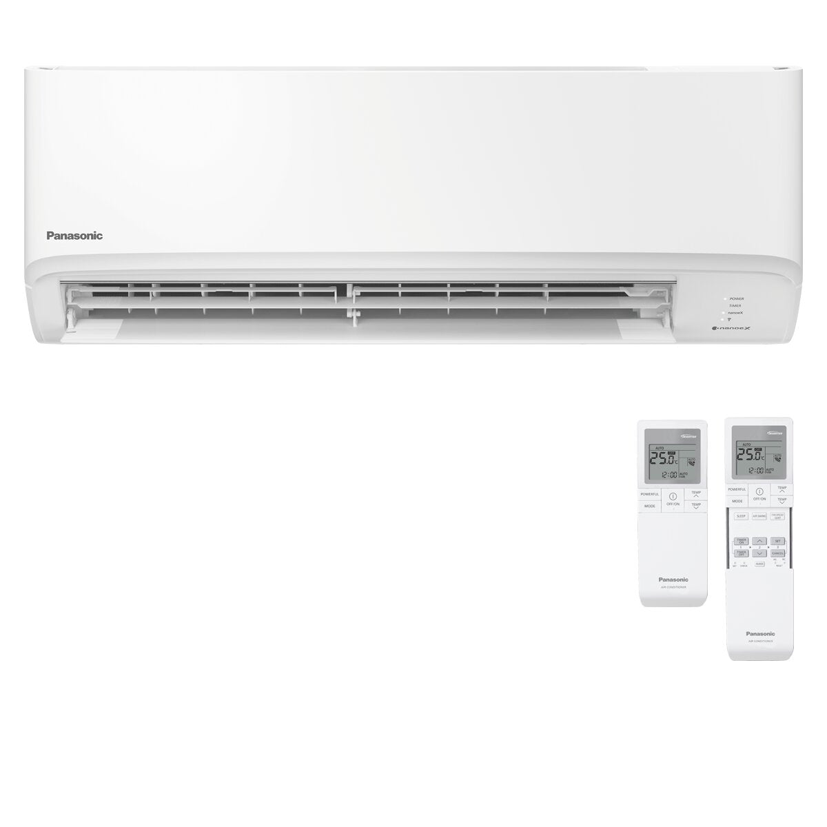 Panasonic TZ Series dual split air conditioner 7000+18000 BTU A++ wifi external unit 5.2 kW