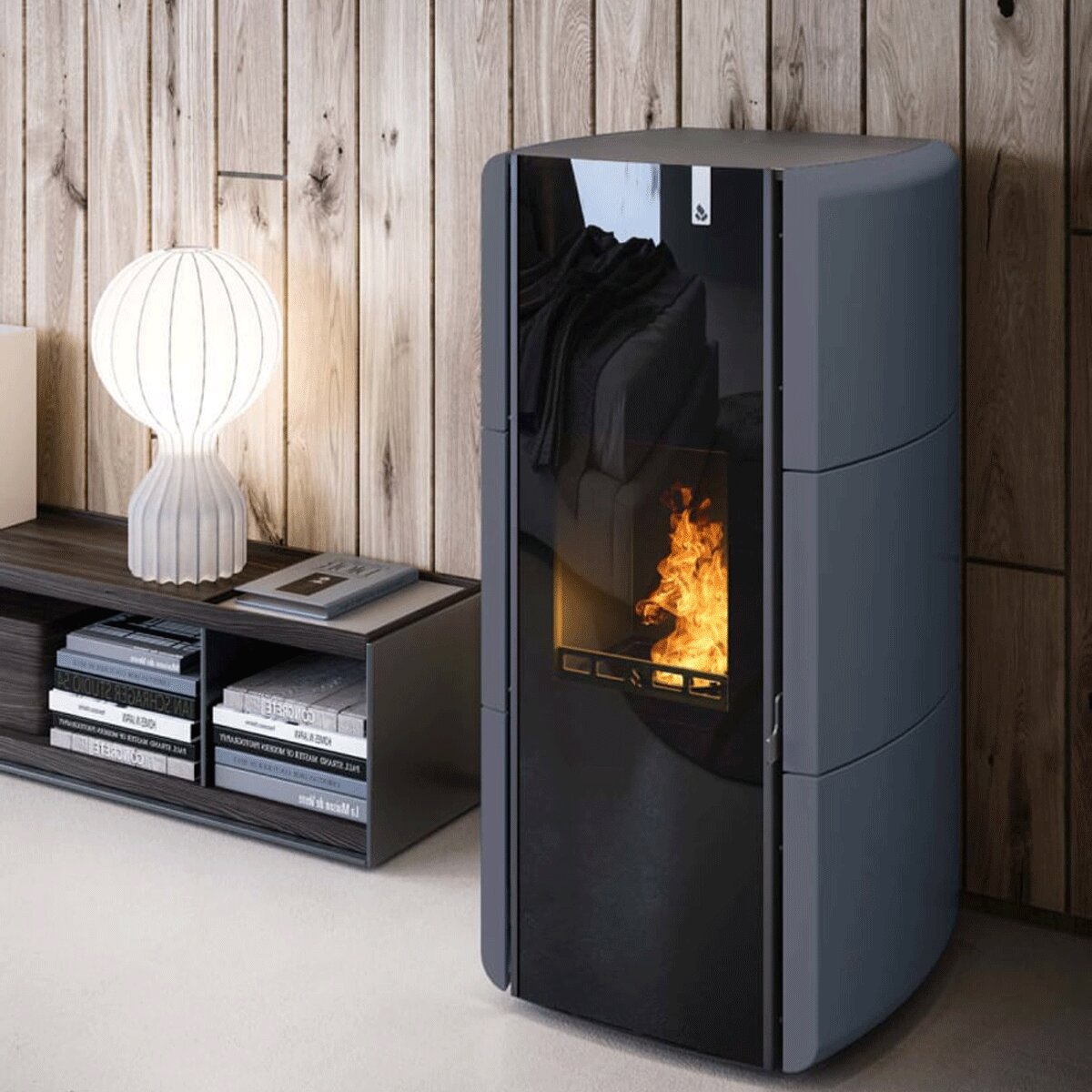 Girolami Edge 22 kW Hydro Multi-Fuel Stove with DHW Kit - Grey