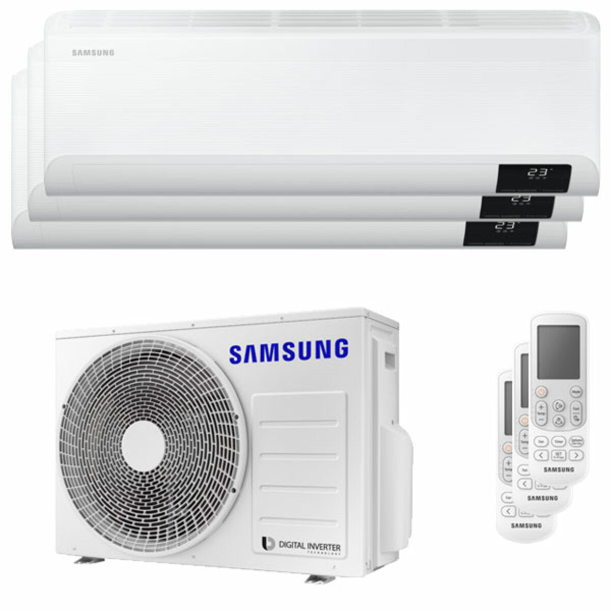 Samsung Cebu Wi-Fi Trial Split Klimaanlage 9000 + 9000 + 9000 BTU Inverter A++ Wifi Außengerät 5,2 kW