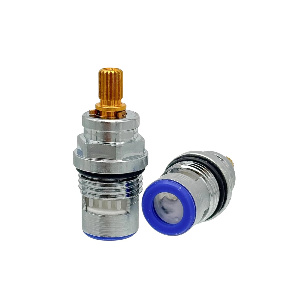 Valves en céramique Zucchetti R9742P.9501 – Paire 1/2” DX/SX (½ tour)