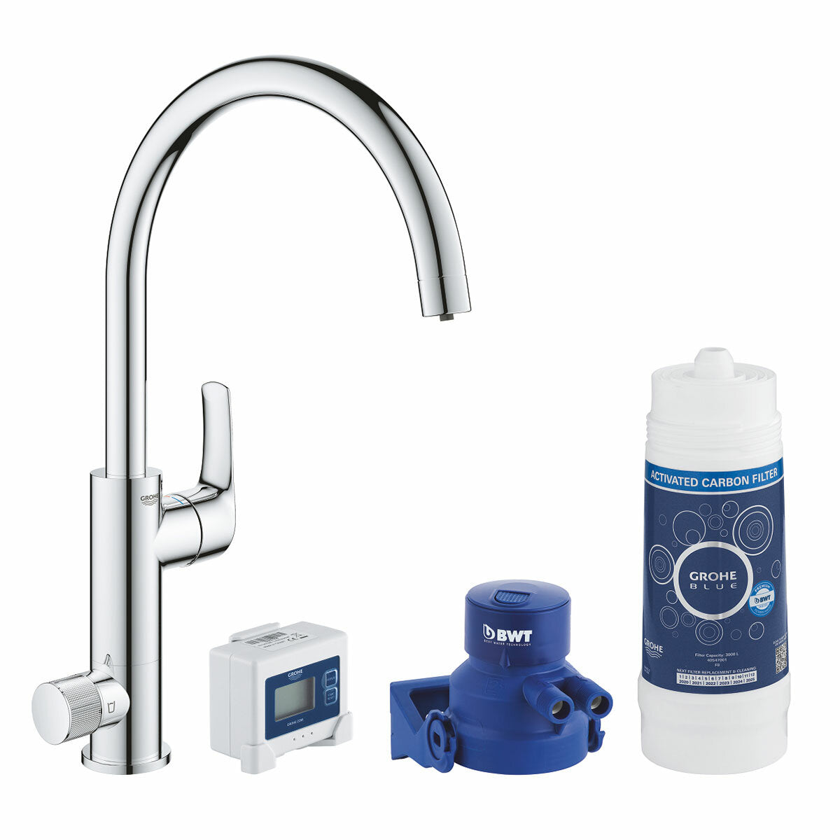 Grohe Blue Pure Eurosmart ensemble purificateur d'eau mélangeur d'évier de cuisine + filtre