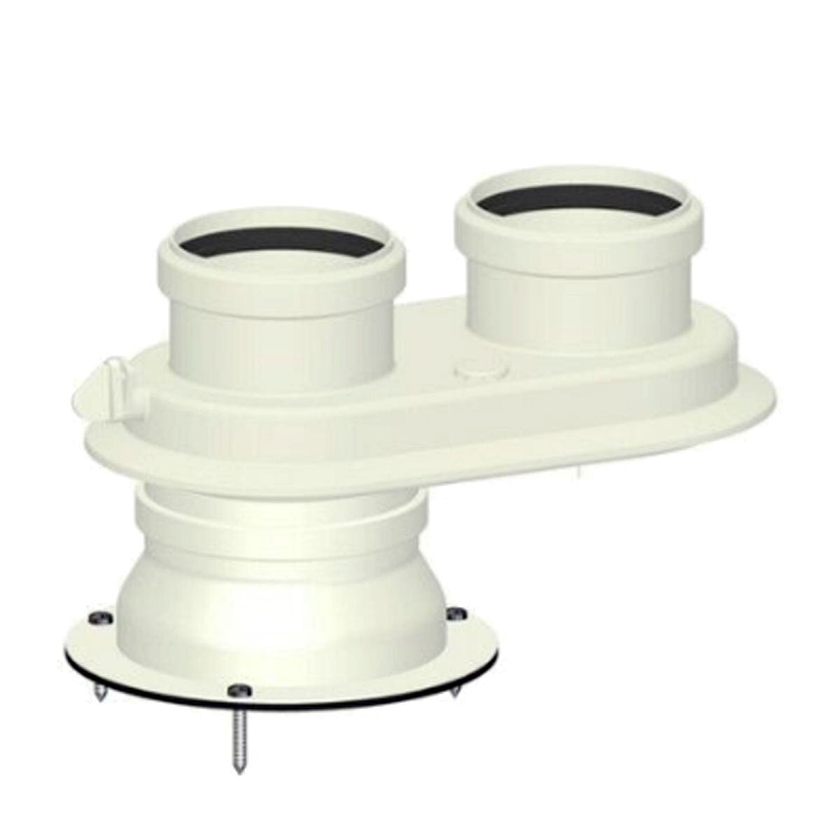 Bosch Heizkessel-Einbausatz mit geteiltem Kamin, Schlammabscheider, Polyphosphat-Dosierer und Neutralisationskartusche