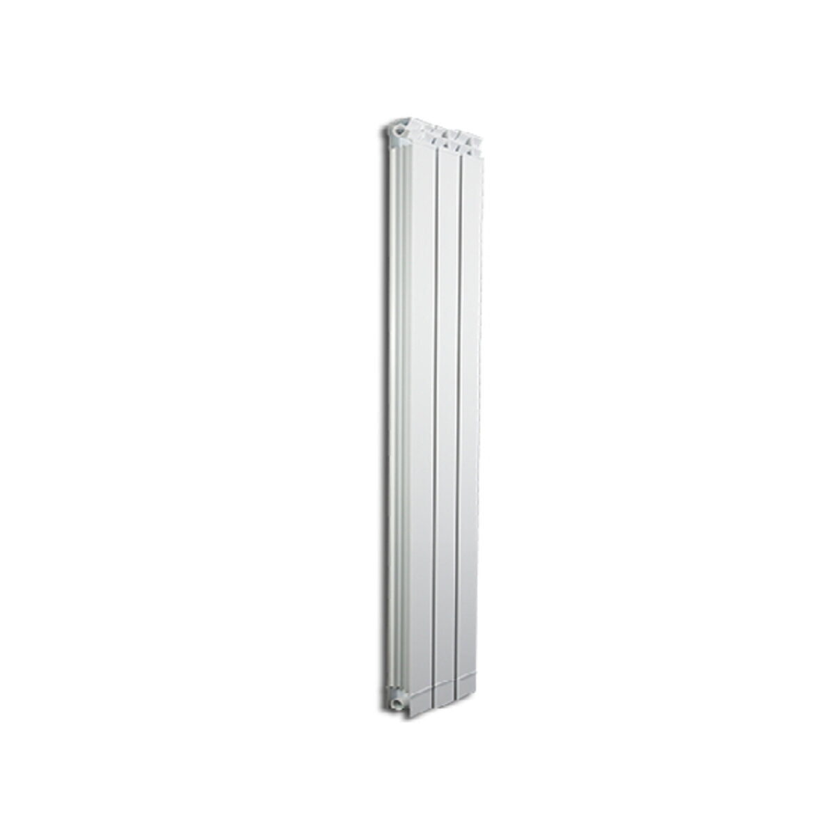 Radiateur d'ameublement Fondital en aluminium 3 éléments GARDA DUAL 80 entraxe 1200 mm