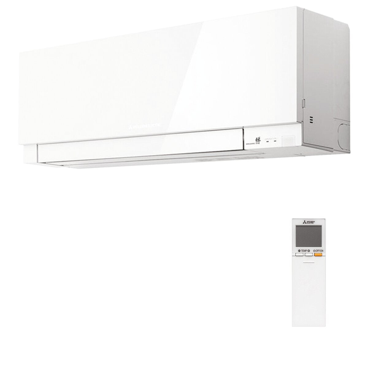 Mitsubishi Electric Kirigamine Zen MSZ-EF Dual-Split-Klimaanlage 9000 + 12000 BTU Inverter A++ Outdoor WLAN 4,2 kW weiß