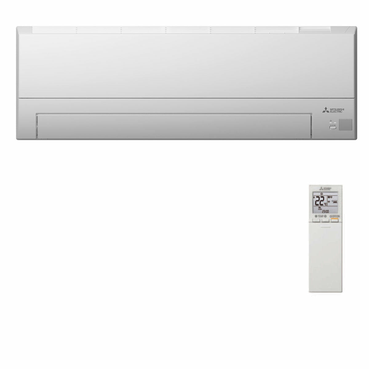 Mitsubishi Electric-Klimaanlage BT-Serie Dual Split 9000+12000 BTU Inverter A++ WLAN-Außeneinheit 4,2 kW