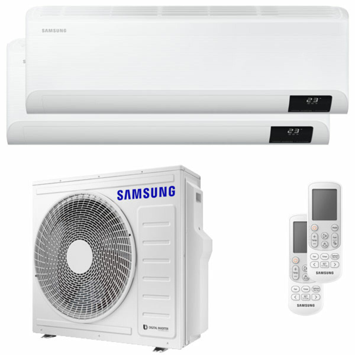 Samsung Cebu Wi-Fi dual split air conditioner 7000 + 24000 BTU inverter A ++ wifi outdoor unit 8.0 kW