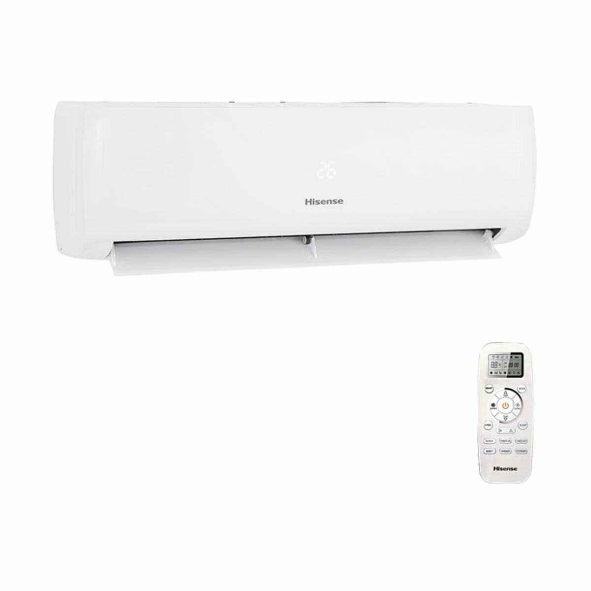 Climatiseur Hisense IQ PLUS dual split 9000+12000 BTU inverseur A++ wifi unité extérieure 4,1 kW 