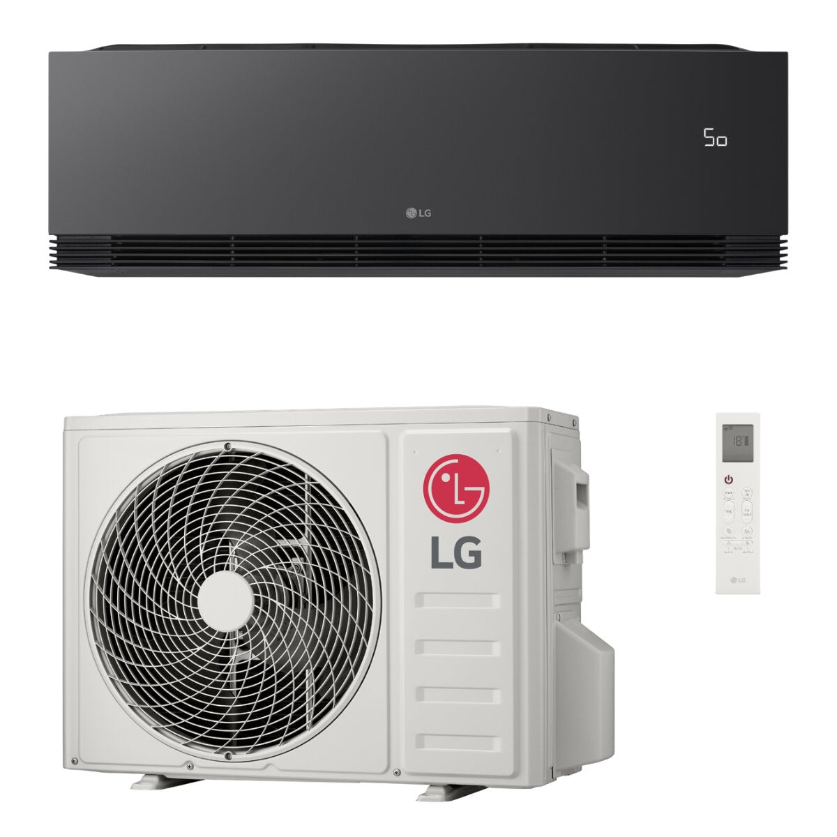 LG ARTCOOL Black AI 12000 BTU R32 Inverter WiFi Klimaanlage A+++/A+++