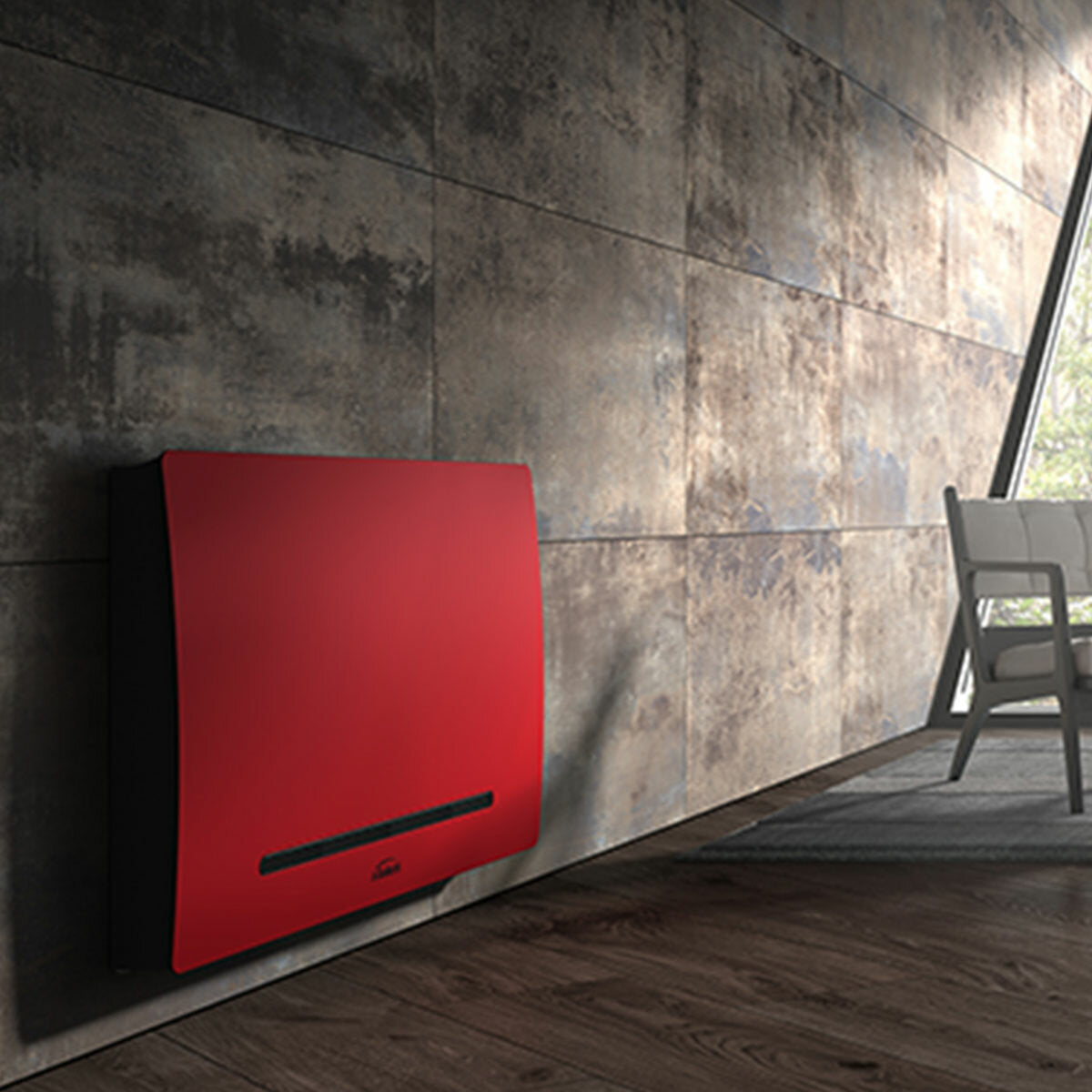 Galletti ART-U Metallic Skin Red 20 Gebläsekonvektor 1,98 - 1,76 kW rot