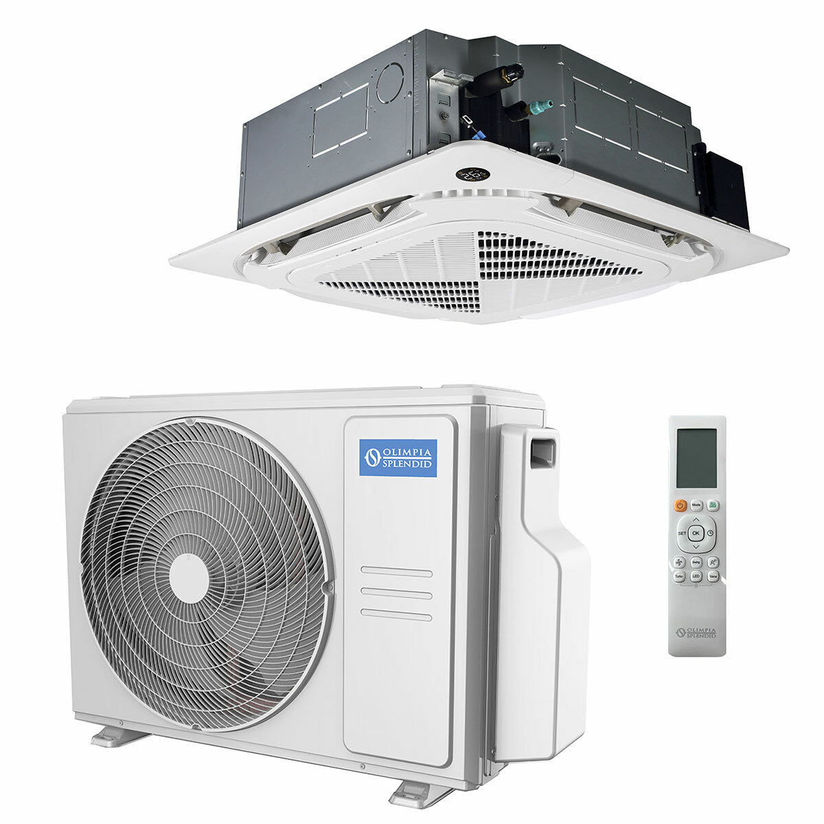 Olimpia Splendid Nexya S5 E Climatiseur Cassette 4 voies 36.000 BTU Inverter A++ R32