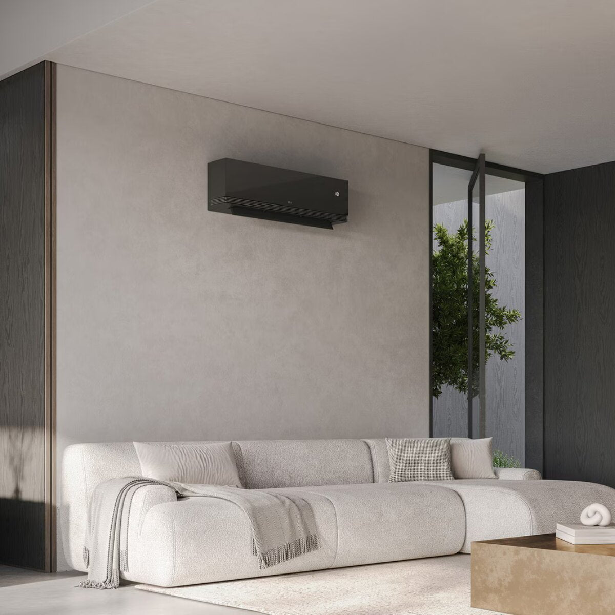 LG ARTCOOL Black AI Split-Klimaanlage (Testversion) 9000+9000+9000 BTU Inverter A+++ WLAN-Außeneinheit 5,3 kW 