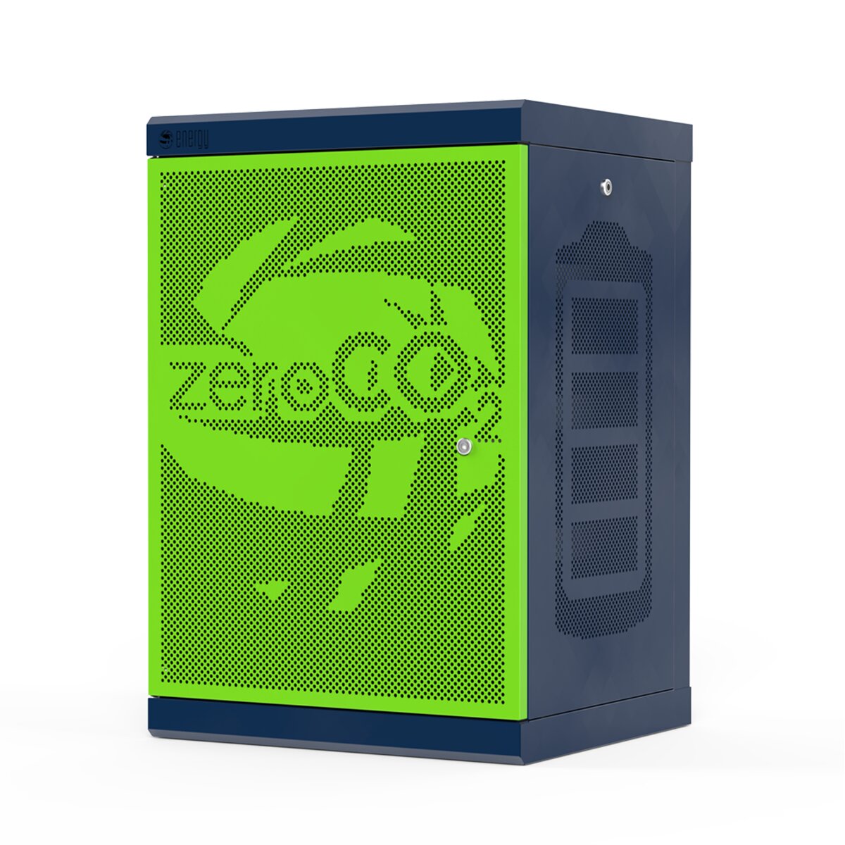 Energy Zero CO2 Rack Cabinet Sun Box 19 - 16U pour accumulateurs photovoltaïques