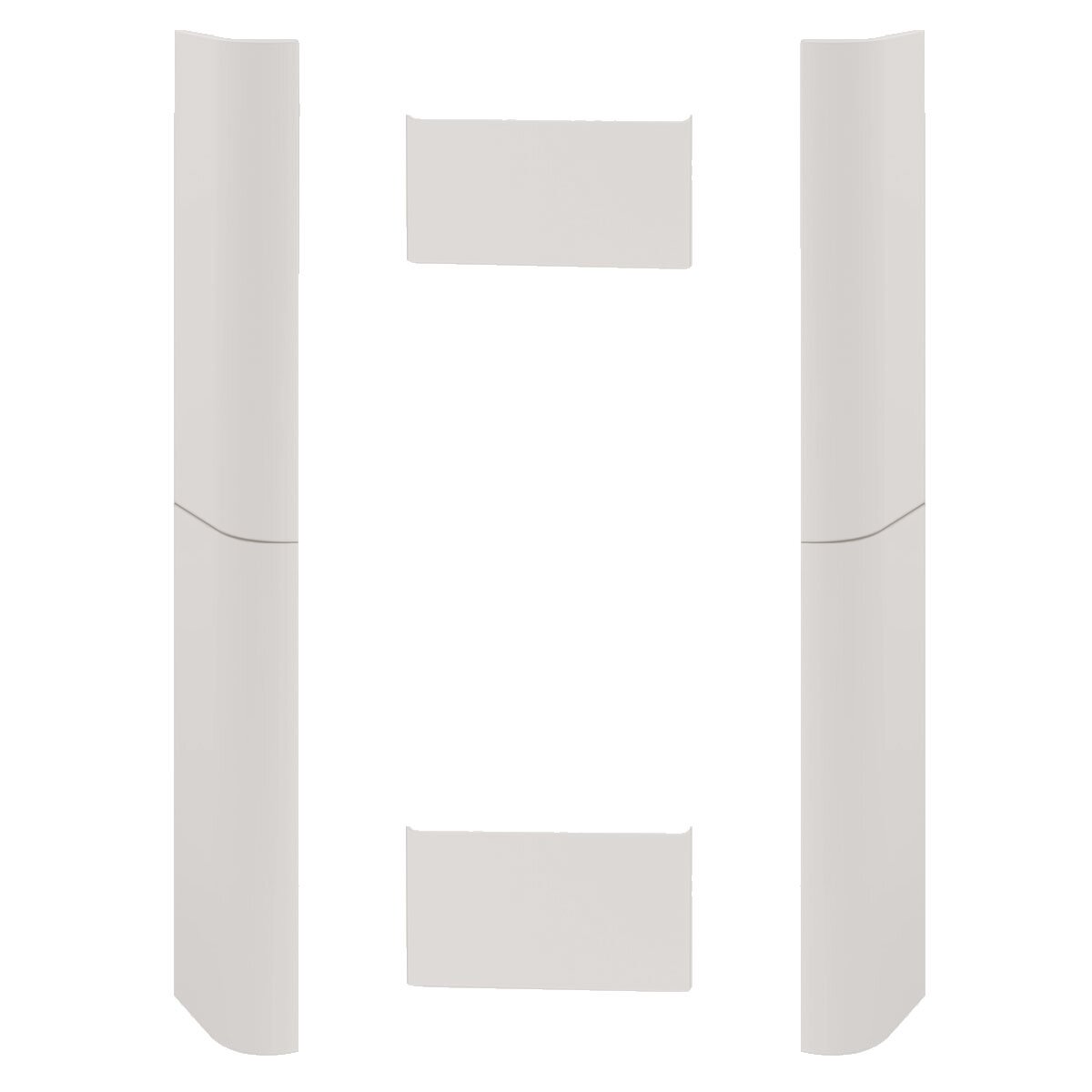 Edilkamin Tera H 25 Evo 25 kW WiFi Hydro Pelletkaminofen, Cremeweiß