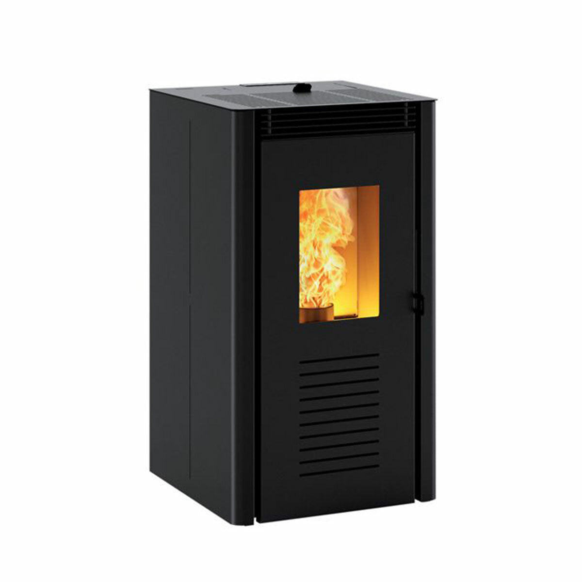 Pellet stove Caminetti Montegrappa Nodo 4,2 kW with black ventilated air