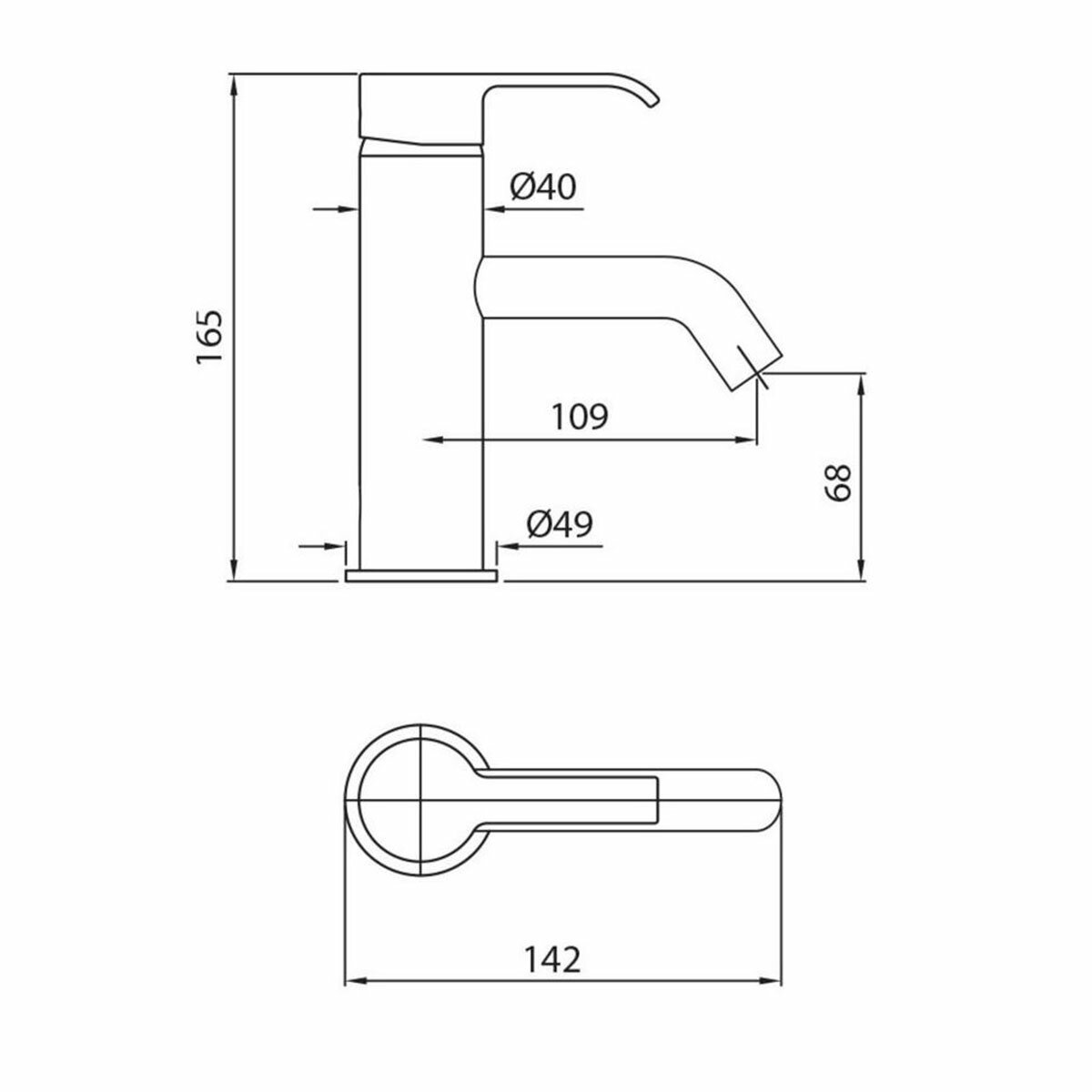 Ensemble mitigeur lavabo et bidet Zucchetti SUP