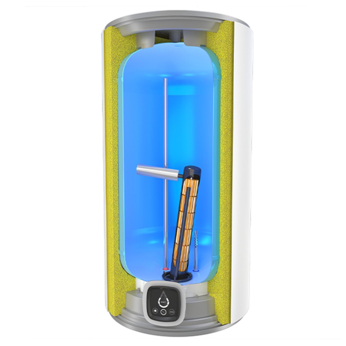 Chauffe-eau électrique vertical Atlantic Genius Steatite Wi-Fi 100 litres