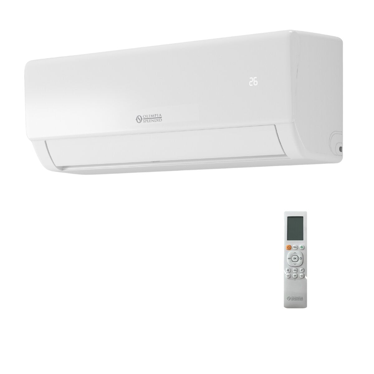 Climatiseur split double split Olimpia Splendid Nexya S5 E Inverter 9000+9000 BTU Inverter A++ avec Wi-Fi et unité extérieure de 4,1 kW 