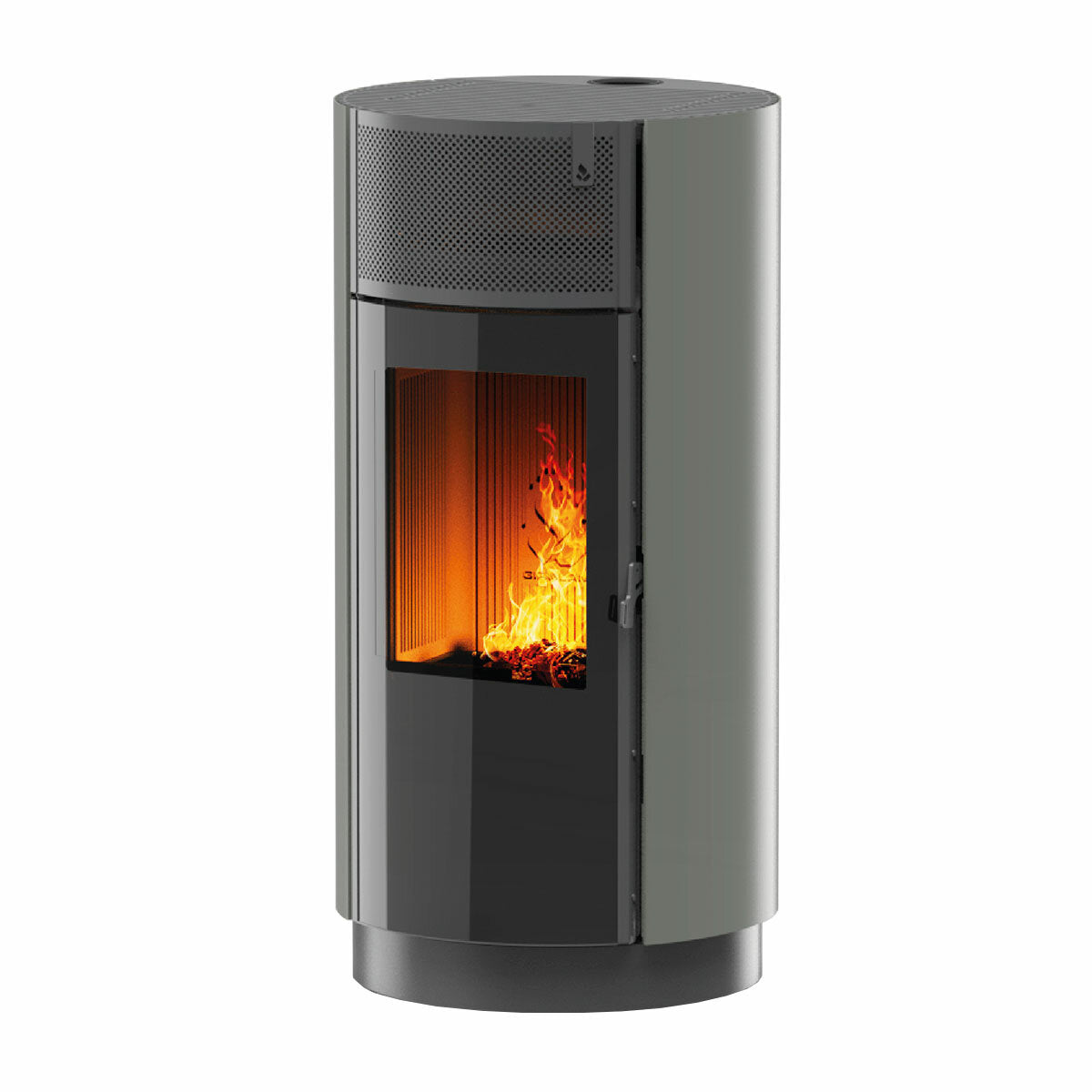 Poêle à granulés Girolami Round 12 11 kW WiFi Air - Gris