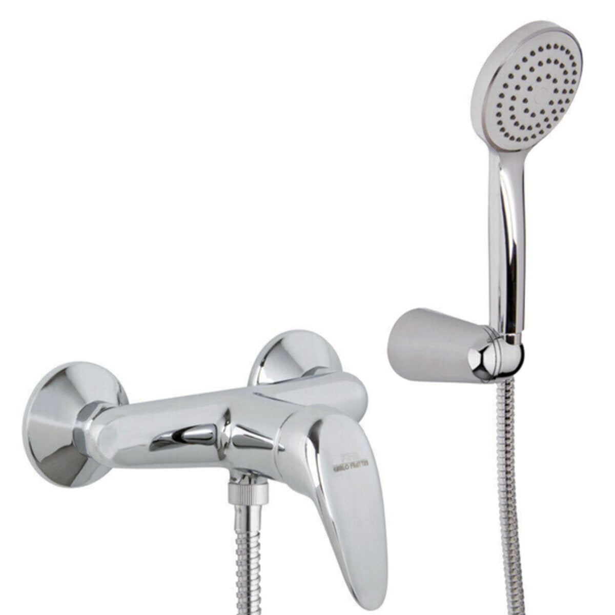 Fima Carlo Frattini series 18 external shower mixer without diverter with shower set
