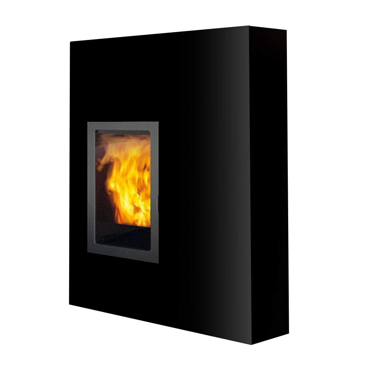 Pellet stove Edilkamin Blade2 12 Up bordeaux 12 kW wifi ductable air