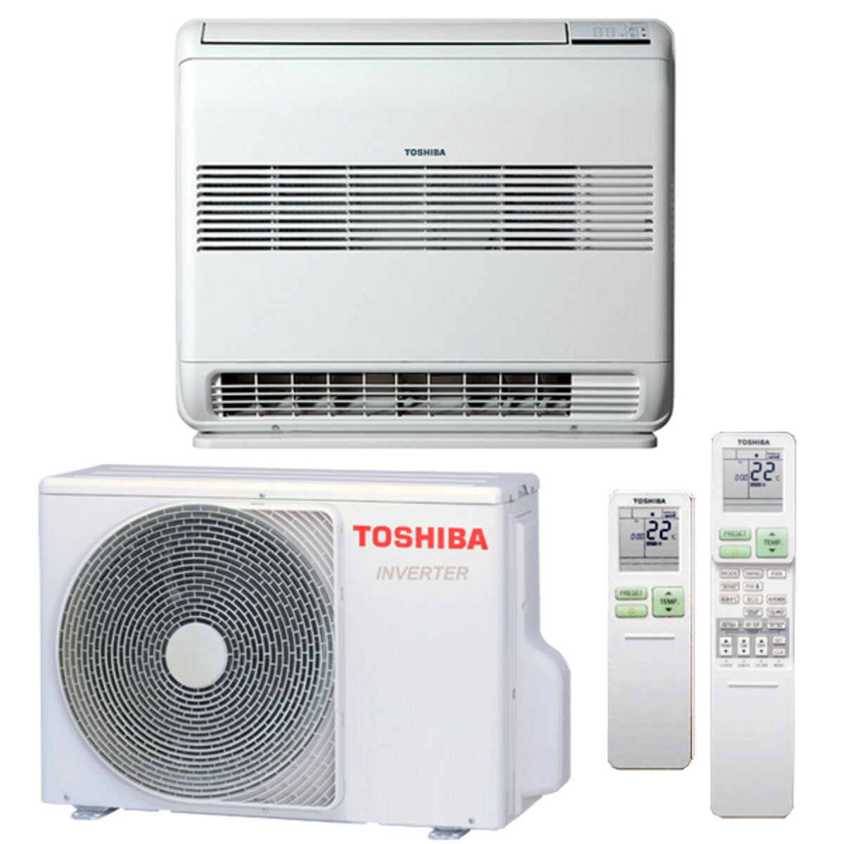 Climatiseur Toshiba Console J2 12000 BTU Inverter A++